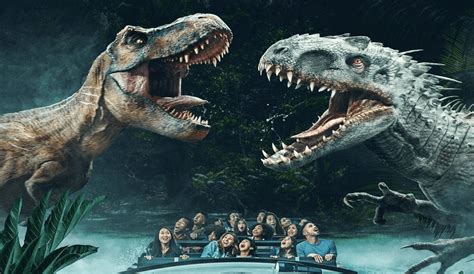 Watch Jurassic World The Ride S Fresh Dinosaur Sized Finale At
