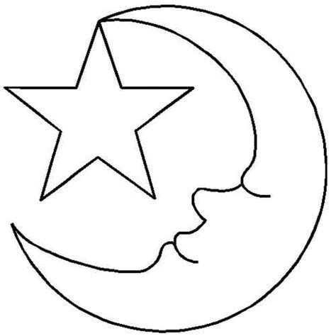 moon coloring pages  toddler quilting stencils moon coloring