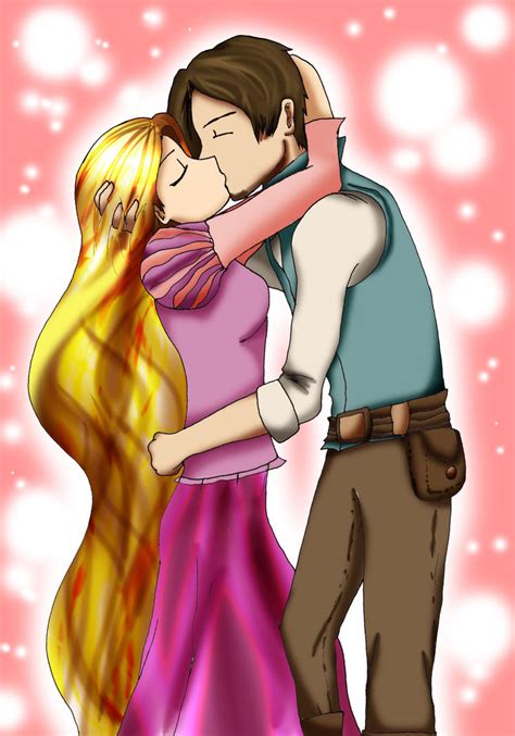 Rapunzel And Flynn By Lonely Mitsukai On Deviantart