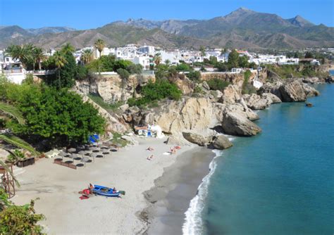 town  nerja  mapping spain