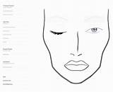 Bocetos Maquillar Maquillaje Rostros Gesicht Schminken Facechart Pinnwand sketch template
