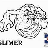 Ghostbusters Slimer Coloring sketch template