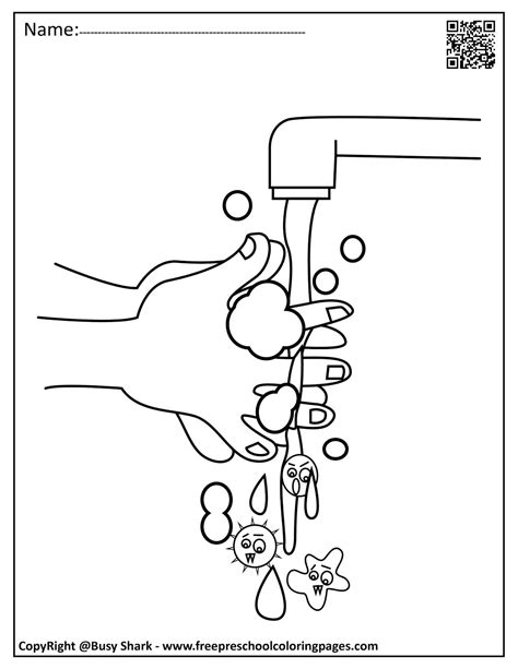 hand wash coloring page  popular svg file