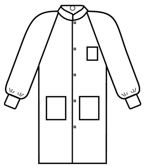 science lab coat coloring page sketch coloring page