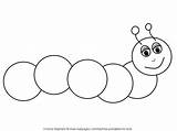 Caterpillar Outline Clipart Coloring Pages Printable Kids Color Caterpillars Dormouse Draw sketch template