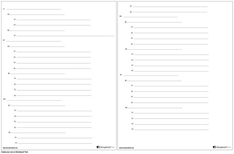outline  storyboard  worksheet templates