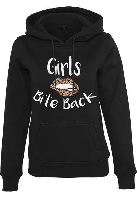 dames hoodie zwart girls bite  panter badass fashion