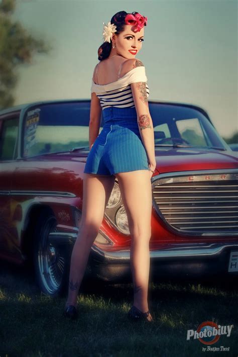 pin up girls and cars by bostjan tacol pin up and
