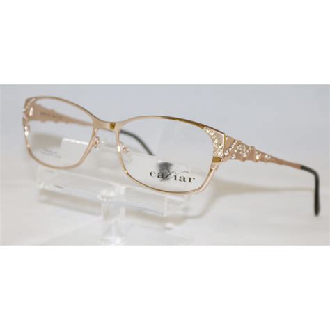 caviar m1776 c21 women s austrian crystal eyeglasses frames