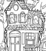 Monster House Coloring Pages Getcolorings Printable sketch template