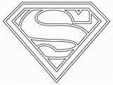 Logo Coloring Superhero Pages Supergirl Print Superman Size Amazing sketch template