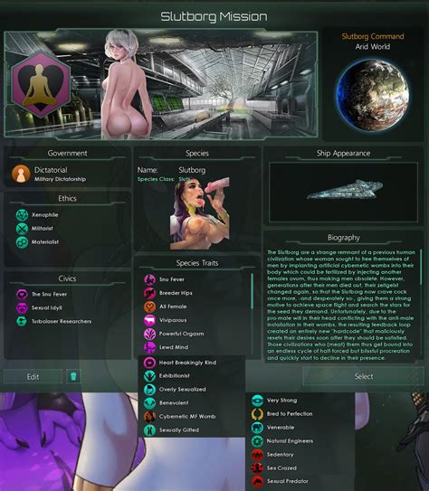 a whole galaxy filled with nothing but naught y stellaris loverslab