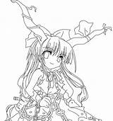 Suika Ibuki sketch template