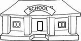 School Coloring Building Clipart Clip House Wecoloringpage Clipground Clipartbest Library Cliparts Views Coloringhome Popular sketch template