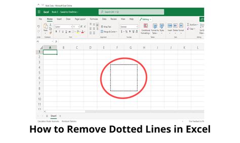 remove dotted lines  excel easy   guide