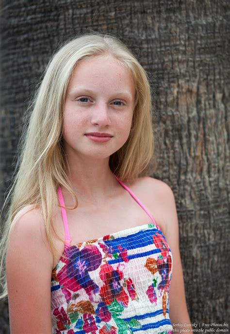 photo of bozena an 11 year old natural blonde catholic girl