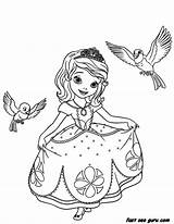 Sofia Omalovánky Disney Coloring Pages Pinu Zdroj Princess sketch template