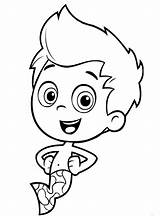 Bubble Guppies Clipart Coloring Pages Drawing Clipartmag sketch template