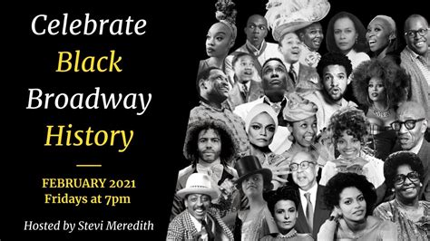black broadway history week  youtube