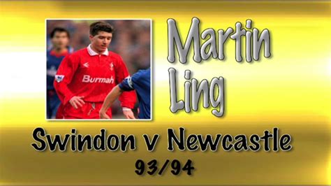 Martin Ling Swindon V Newcastle 93 94 Retro Goal