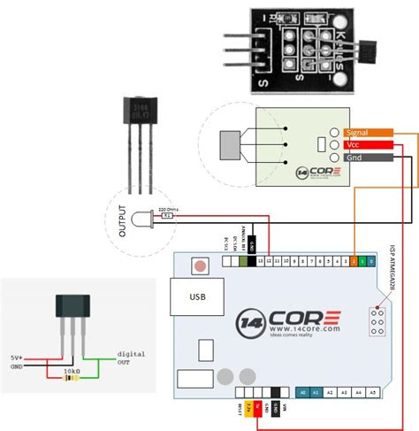 wiring   hall effect sensor module corecom
