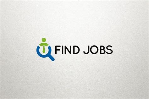 find jobs logo logo design branding simple find  job medical logo