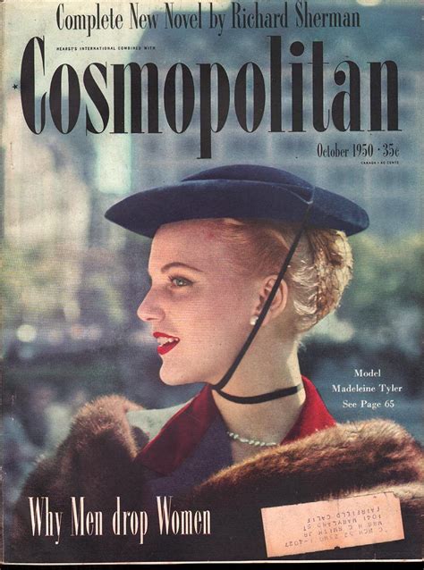 cosmopolitan october 1950 everything vintage hats cosmopolitan magazine magazine vintage