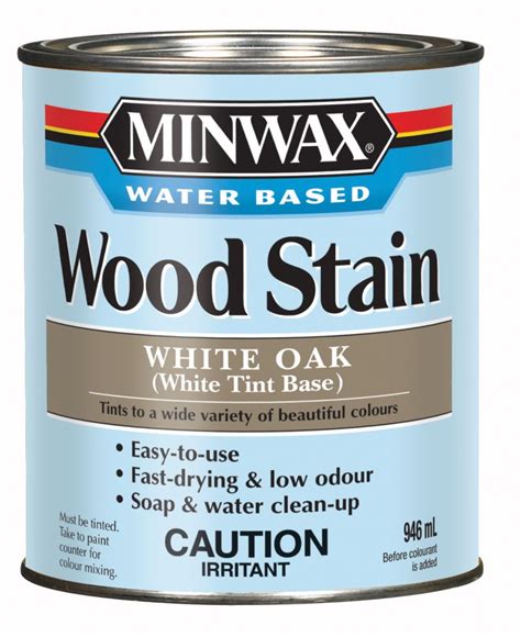 minwax water based wood stain white oakwhite base  home depot canada