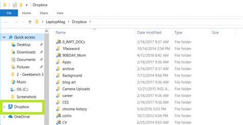 add dropbox   windows  file explorer laptop mag