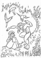 Tarzan Dibujosparacolorear Novia Kolorowanki Druku sketch template