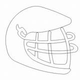 Lacrosse Helmet Getdrawings Drawing Motif sketch template