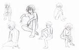 Poses Sitting Drawing Body Human Person Deviantart Positions Challenge Kneeling Ash Everlasting Template Reference Sketch Guy Girl People Manga Sketches sketch template