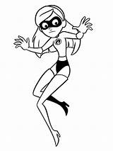 Incredibles Coloring Pages Printables Kids sketch template