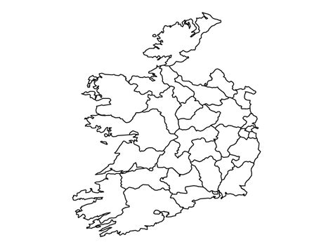 ireland political map blank maps repo