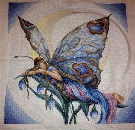 fo butterfly fairies night rcrossstitch