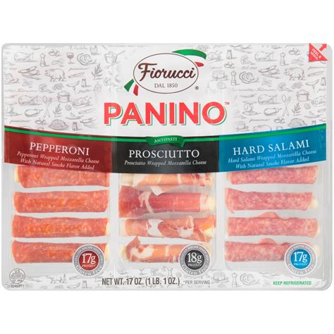 fiorucci panino antipasti pepperoni prosciutto  hard salami variety pack shipt