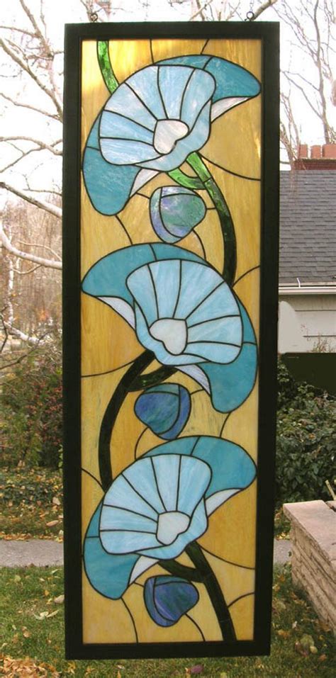 Items Similar To Stained Glass Window Panel Art Deco