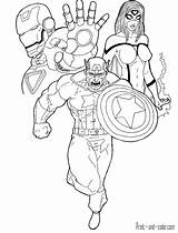 Avengers Templates sketch template