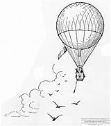 Air Coloring Hot Pages Balloon Balloons Library Clipart Tattoo sketch template