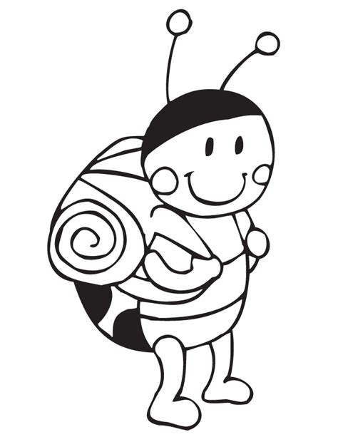 cute ladybug coloring pages coloring home