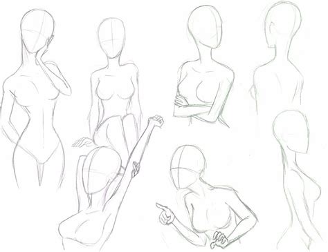practice with female poses by itsy bitsy spyder on deviantart