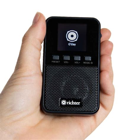 pocket portable digital radio rr richter audio