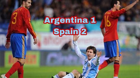 Argentina Vs Spain 1 2 New Football Match Fahad Gaming Vs Rb