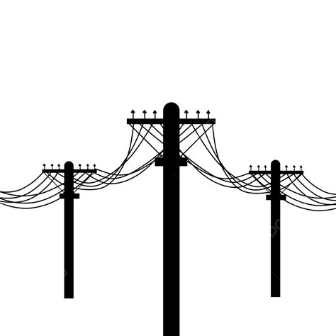 electric pole illustration electric pole wire png transparent clipart image  psd file
