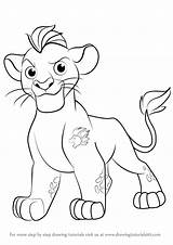 Lion Guard Kion Draw Pages Para Easy Coloring Drawing Step Guarda King Drawings Leao Hedge Disney Da Colorir Du Drawingtutorials101 sketch template
