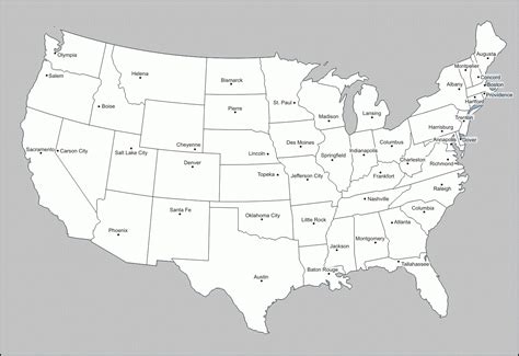 printable usa map  states printable map   united states
