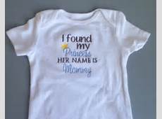 SALE 40% OFF Cute Baby Boy Clothes I found my Princess Her Name is