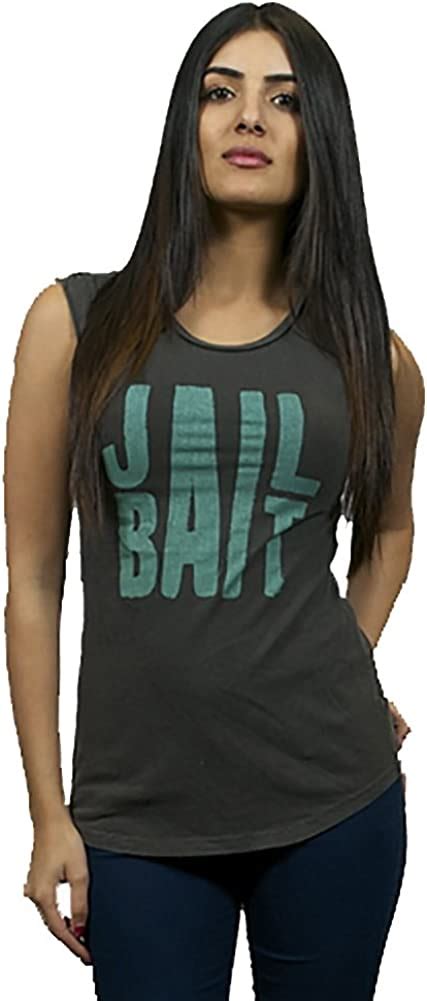 Chaser Women S Jail Bait Muscle Tank Top In Vintage Black