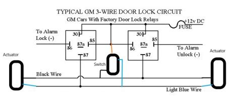 power door lock wiring