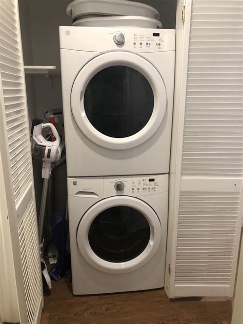 kenmore front load stackable washer  gas dryer  sale  arcadia ca offerup